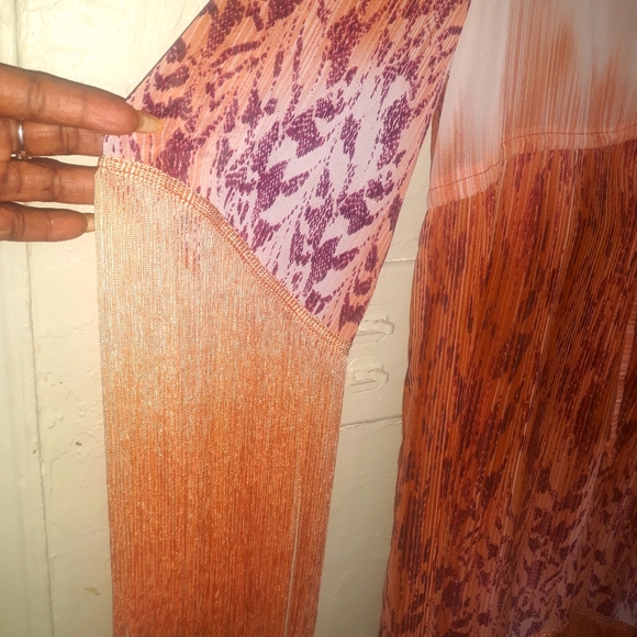 Fringe High Low Dress - Picture 3 of 4